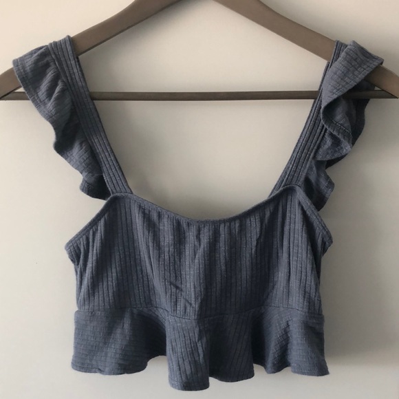Ruffled Crop Top - Picture 2 of 6